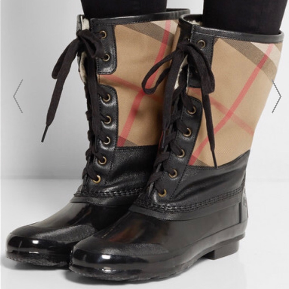 Burberry Rain Boots - Picture 1 of 8